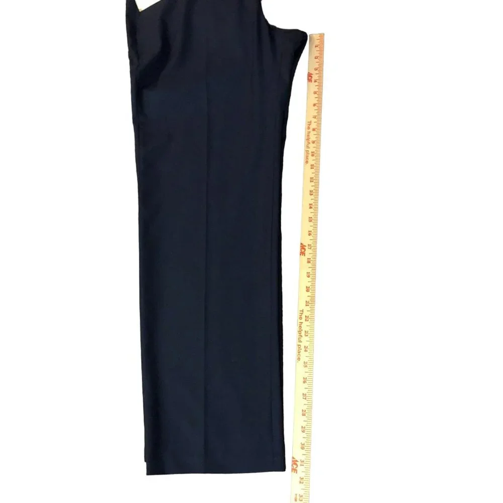 J M Haggar Dress Pants 40x32 NEW Blue Flat Front